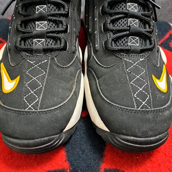 Size 11.5 Nike Griffey Max 2 442171-010 Black Varsity Maize Men's - Picture 10 of 12